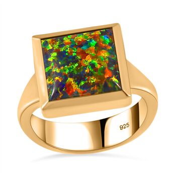 Schwarzer Labor Opal Ring, ca. 3,05 ct