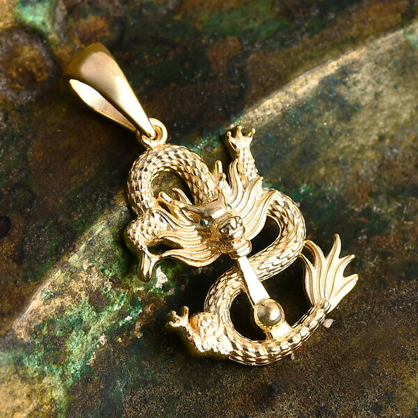 Royal Bali Kollektion - Drachen Anhänger in 375 Gold image number 1