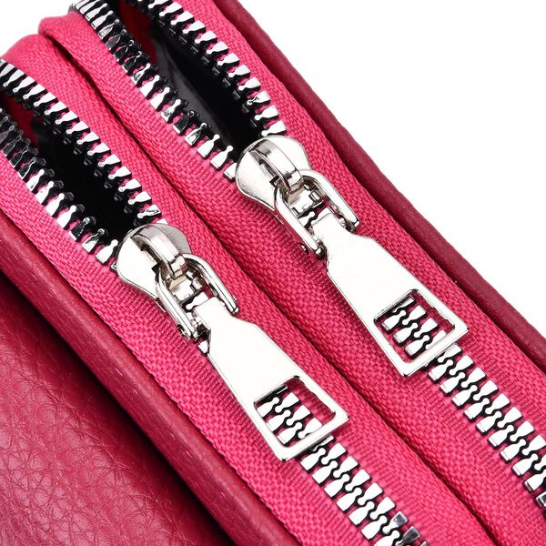 Crossbody Tasche mit RFID-Schutz, 11x6x17,5cm, Rot image number 6