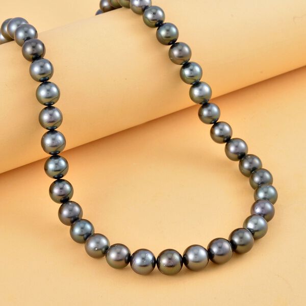 Limited Edition - 10-11 mm AAA AAA Tahiti Perlen Halskette, 45 cm image number 2