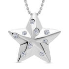 LUXURIANT DIAMOND - Lab Grown Diamant SI-GH Schmuckset 925 Silber platiniert ca. 0,25 ct.