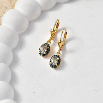 D'Joy gr&uuml;ne Tansanit und gr&uuml;ne Diamant Ohrringe - 1,06 ct.