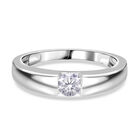 Weißer Diamant VS Ring 950 Platin (Größe 17.00) ca. 0,50 ct