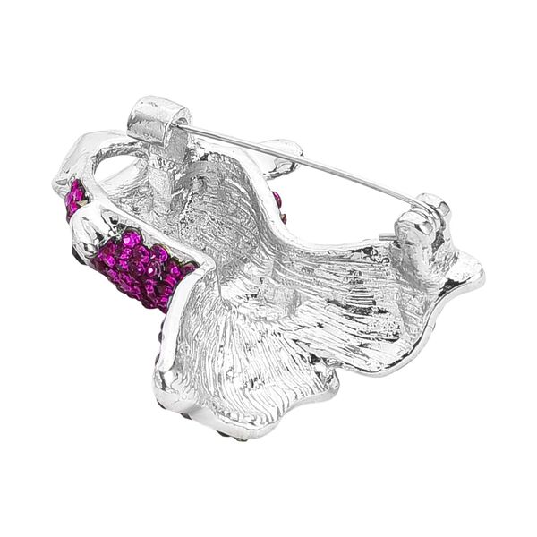 Mehrfarbiger Kristall Brosche image number 4