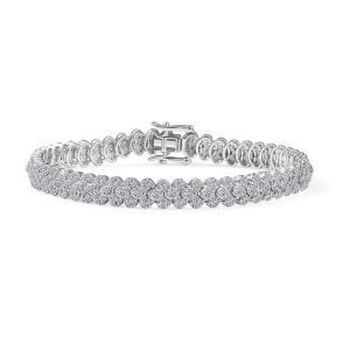 LUXURIANT SGL zertifiziertes SI-GH Labor Diamant Armband, 19cm - 5 ct.