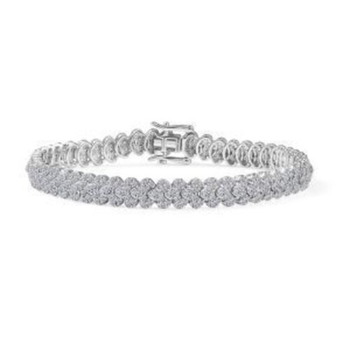 LUXURIANT SGL zertifiziertes SI-GH Labor Diamant Armband, 19cm - 5 ct. image number 0