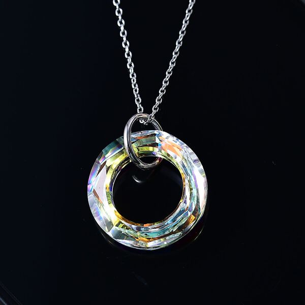 J Francis gefertigt mit SWAROVSKI- AB Swarovski Kristall Anhänger mit 45cm Kette image number 3