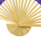 Japanischer Stil großer Fächer aus Holz, Größe 160x90 cm, Lila image number 5