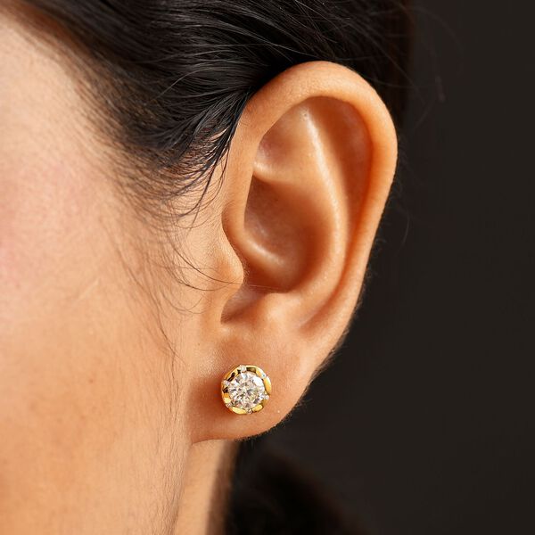 Moissanit Ohrstecker- 1,59 ct. image number 3