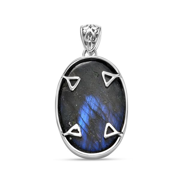 AAA Labradorit Anh&auml;nger - 32,73 ct. image number 6