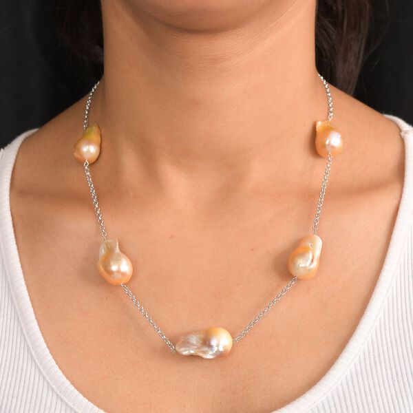 D'Joy AAA Perle Halskette ca. 50 cm 925 Silber rhodiniert image number 2