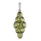 Peridot Anhänger Edelstahl ca. 4,58 ct
