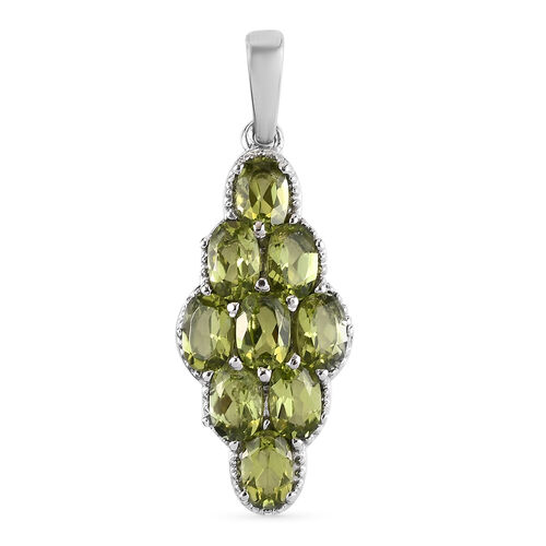 Peridot Anhänger Edelstahl ca. 4,58 ct image number 0