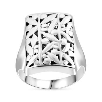 Royal Bali Kollektion- Strukturierter Ring, 925 Silber