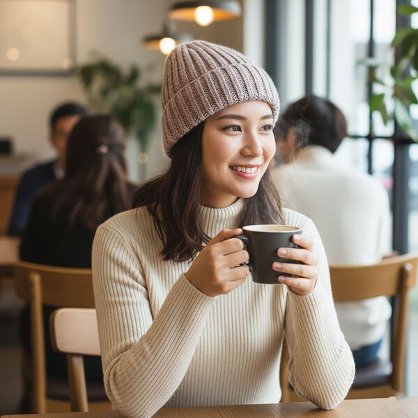 Rippstrick-Mütze mit Teddyfutter, Einheitsgröße, Beige image number 2