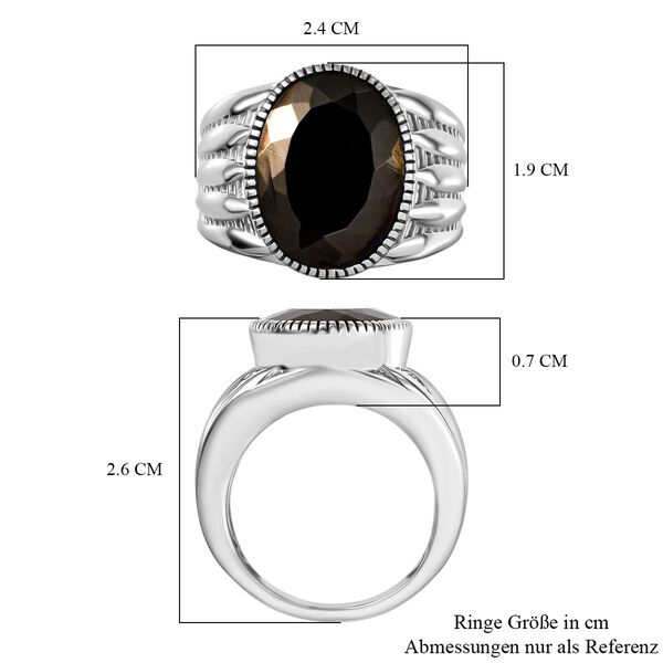 Elite Shungit Ring 950 Kupfer (Gr&ouml;&szlig;e 18.00) ca. 5,35 ct image number 6