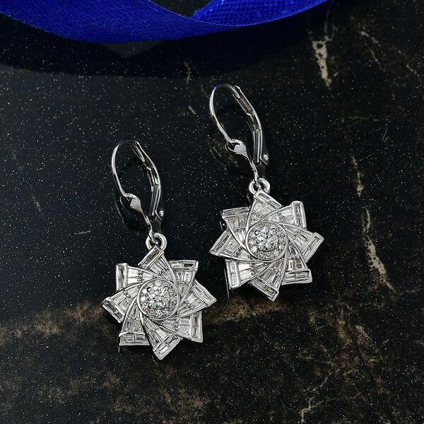 LUXURIANT DIAMANT - Lab Grown Diamant SI-GH Ohrringe 925 Silber rhodiniert ca. 0.99 ct image number 2