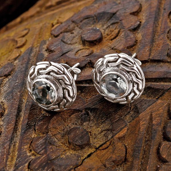 Royal Bali Kollektion - Prasiolith Ohrringe - 1,62 ct. image number 1