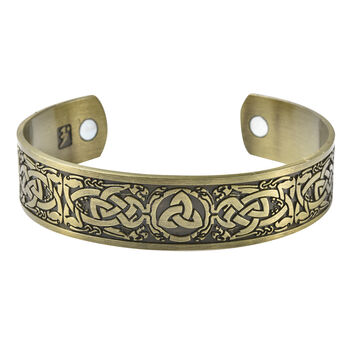 Schlichter Armreif ca. 17-18 cm in goldfarben