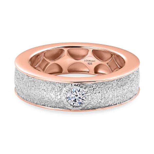 LUXURIANT SI-GH Labor Diamant zweifarbiger Bandring - 0,20 ct.