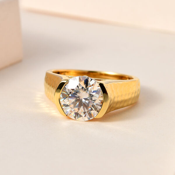 Moissanit Ring - 3,12 ct. image number 8