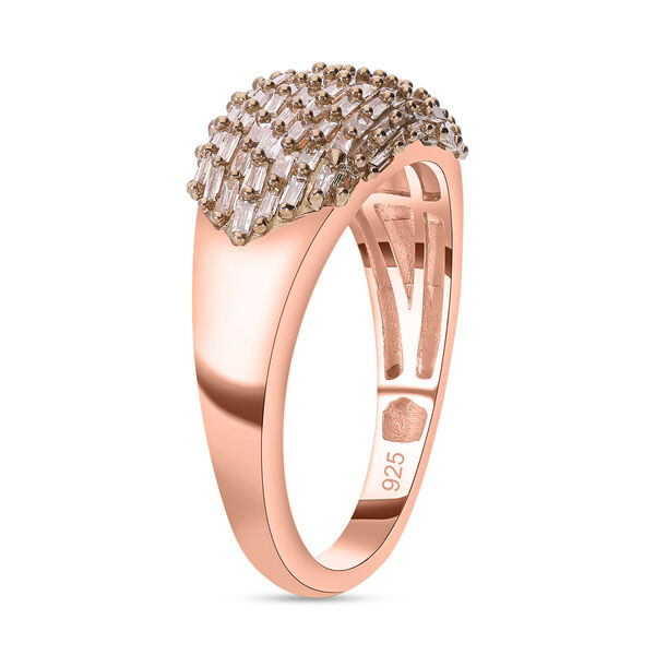 Natürlicher Champagner Diamant Ring - 1 ct. image number 3