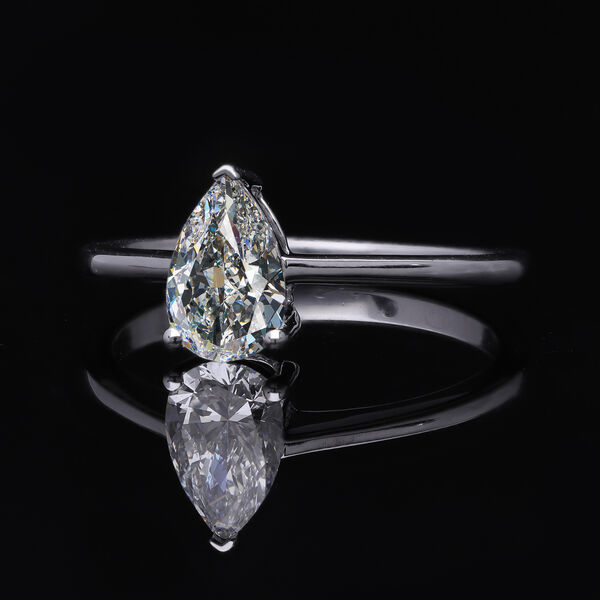 Lab Grown Diamant VS Ring, IGI Zertifiziert, 585 Wei&szlig;gold (Gr&ouml;&szlig;e 17.00) ca. 1.00 ct image number 5