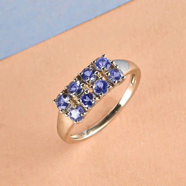 Tansanit Cluster Ring - 0,87 ct. image number 2