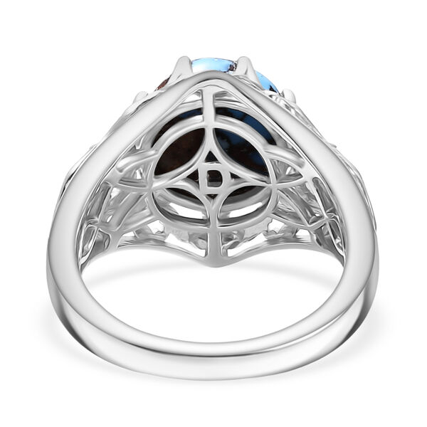 D'Joy Goldenhill T&uuml;rkis Ring, Anh&auml;nger mit 50cm Kette und Ohrstecker image number 14