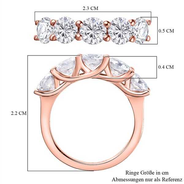 Moissanit Ring - 2 ct. image number 6