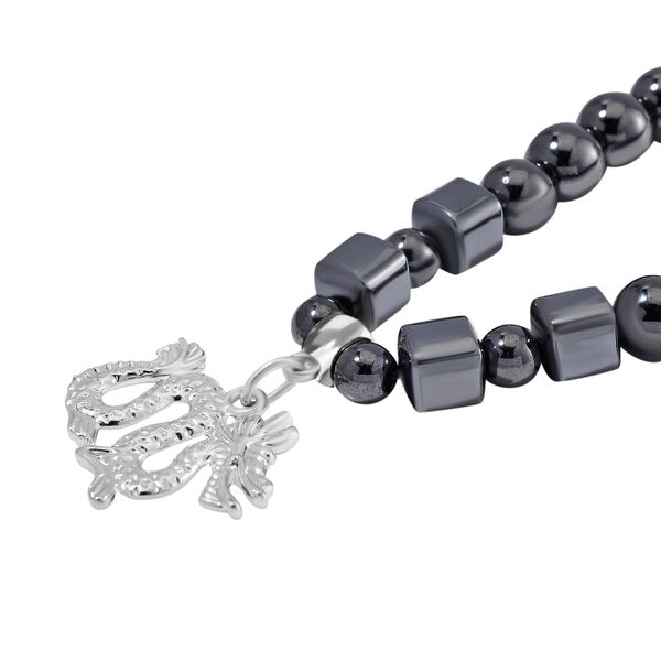 3er Set - Hämatit Drachen, Brandenburger Tor, und Eule Anhänger mit Kette, ca. 1320.00 ct image number 7