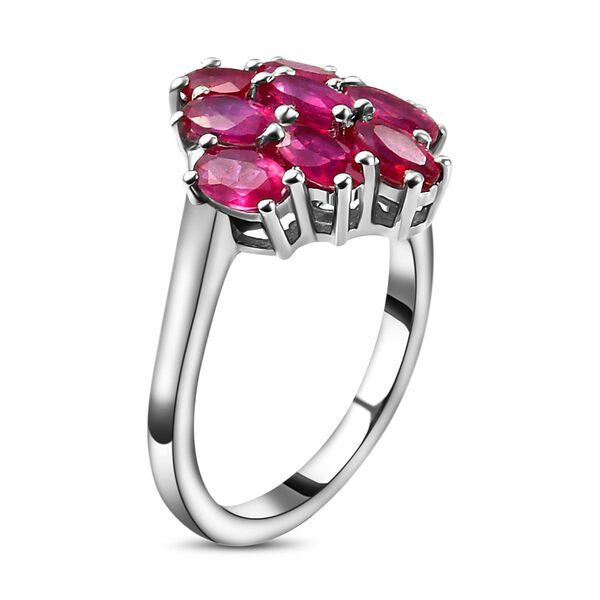 Afrikanischer Rubin-Ring, 925 Silber platiniert  ca. 2,95 ct image number 5