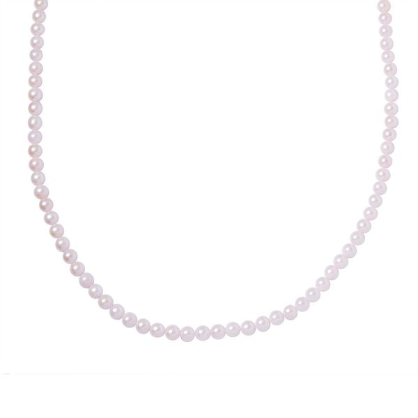 Japanische Akoya Perle Halskette ca. 50 cm 925 Silber vergoldet image number 3