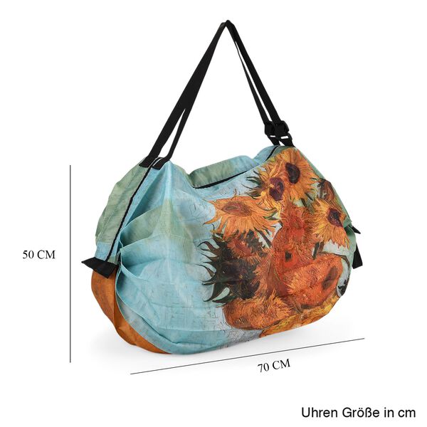Shopper Tasche mit "Sunflowers" van Gogh Design, 40x30x12cm, , van Gogh image number 11