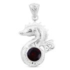Royal Bali - Roter Granat Anhänger 925 Silber ca. 3.96 ct