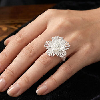 925 Silber Ring (Gr&ouml;&szlig;e 18.00) ca. 4,07g