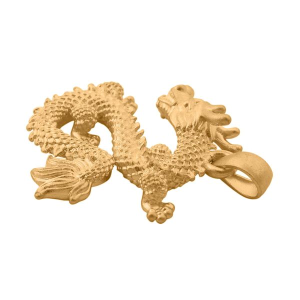 Drachen Anh&auml;nger in 999 Gold image number 3