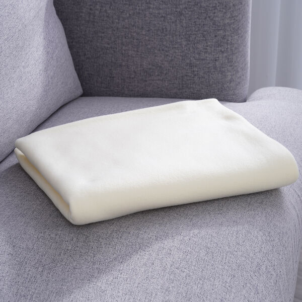 Fleecedecke mit Pferdenaht, Größe: 130x170 cm, Crème image number 2