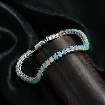 D'Joy AA &auml;thiopisches Welo Opal 19cm Armband, 925 Silber rhodiniert - 6 ct.