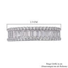 LUSTRO STELLA - Zirkonia Ring 925 Silber rhodiniert (Größe 18.00) ca. 0,81 ct image number 4