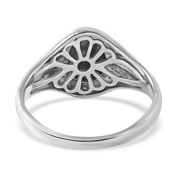 Diffundierter Stern blauer Saphir-Ring - 5,70 ct.