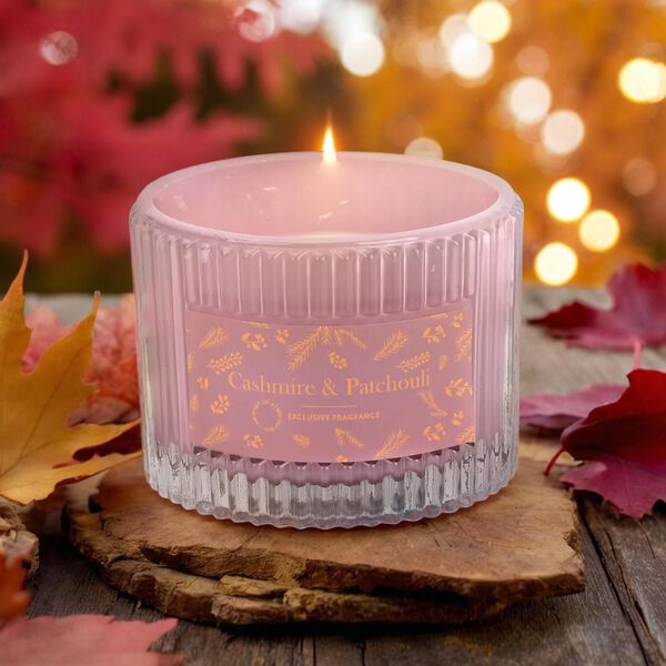 Premium Duftkerze &ndash; Agar-Moschus und Holz, 280 g, 50h Brenndauer image number 1