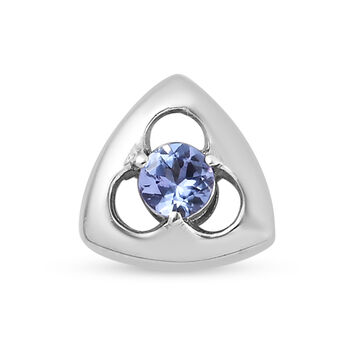 Tansanit Anh&auml;nger 925 Silber platiniert ca. 0,26 ct