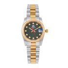 Moissanit Uhren 20 cm Reiner Edelstahl Bicolor