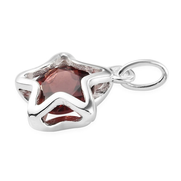 Roter Granat Stern-Anh&auml;nger, 925 Silber ca. 1,49 ct image number 4