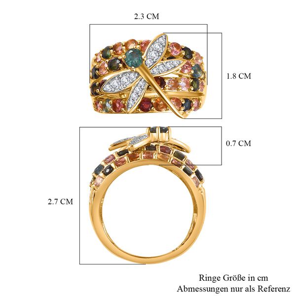 GP Italian Garden Kollektion - AA Mehrfarbiger-Turmalin Ring, ca. 3.22 ct image number 7