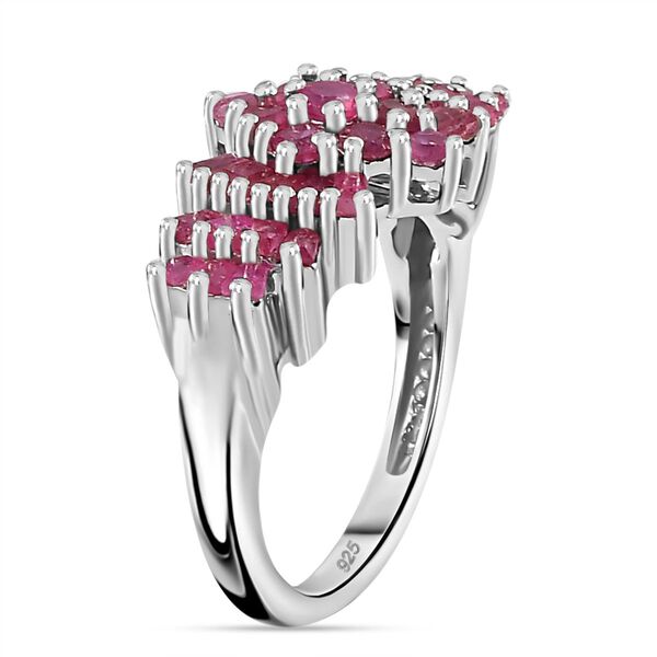 AA Afrikanischer Rubin-Ring, 925 Silber 750 rhodiniert - 1,87 ct. image number 5