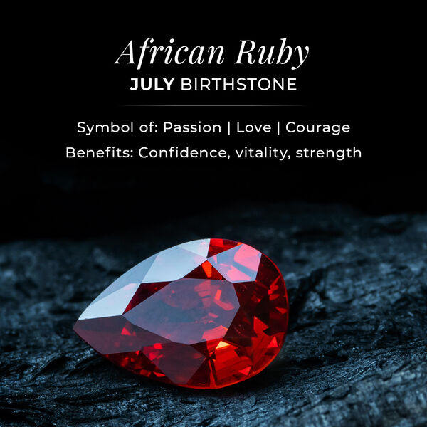 Afrikanischer Rubin (Fissure gef&uuml;llt), Wei&szlig;er Zirkon Ring 925 Silber Platiniert (Gr&ouml;&szlig;e 17.00) ca. 1,63 ct image number 5