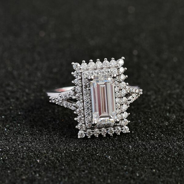 Moissanit Ring - 2,98 ct. image number 10