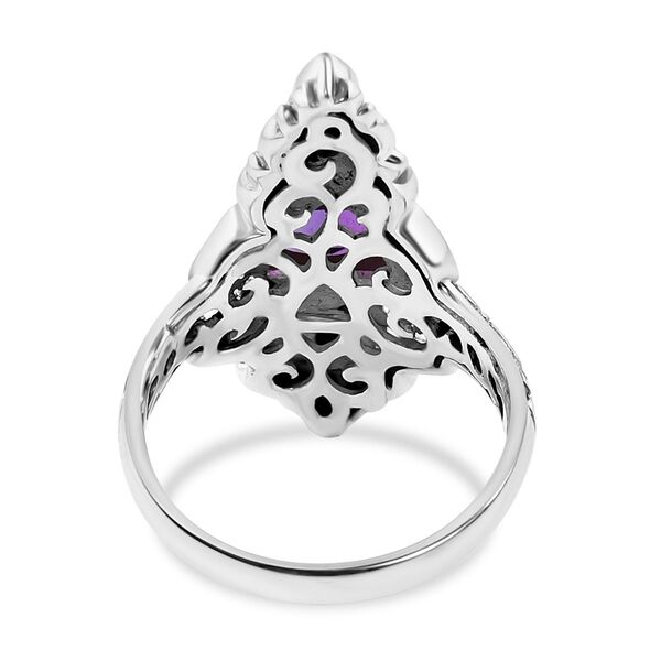 Royal Bali Kollektion - Afrikanischer Amethyst-Ring - 3,59 ct. image number 4